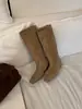Botas de montar cuadradas estilo coreano para mujer, otoño/invierno 2026, botas altas adelgazantes, botas de moda hasta la rodilla, versátiles y que aumentan la altura