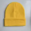 Gorro liso con bordes enrollados, personalizable con bordado de logo, gorro de esquí de color sólido, gorro de clima frío sin visera, gorro de lana, gorro tejido