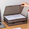 Caixa de armazenamento de documentos para uso doméstico, adequada para guardar escrituras de imóveis, certidões de registro civil, documentos A4 e organizar arquivos e documentos importantes do escritório.