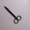 Tijeras de Belleza de Cabeza Redonda, Tijeras para Recortar Cejas, Tijeras para Vello Nasal, Tijeras para Párpados, Tijeras de Maquillaje