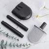 Cepillo de baño de venta caliente transfronterizo Cepillo de baño desmontable con base Cepillo de limpieza de pared TPR Generación Temu cabello