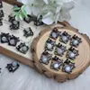 Flor de Luna Azul Natural Caja de Flores Accesorios Caja Fideos Grandes Vintage Simple Joyería
