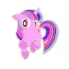 Broche Insígnia de Boneca Anime My Little Pony Desenho Animado Pônei Arco-Íris Liga Rara Presente de Aniversário Infantil