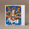 Caijin Thangka Pintura del Quinto Maestro Farmacéutico Zakilam Vida Pasada y Vida Presente Madre Tara Verde Buda Protector Personalizable Thangka Corriente Nacional