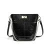 Bolso de Moda de Lujo Ligero para Mujer, Piel de Vaca de Primera Capa Encerada al Aceite, Modelo Nuevo 2026, Bolso Sencillo para Teléfono Móvil y Monedas