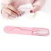 Tijeras Domésticas en Forma de U con Cubierta, Tijeras Pequeñas para Sastrería de Ropa, Cortahilos para Bordado de Punto de Cruz, Cortador de Hilo de Pesca, Tijeras para Cortar Hilo Hechas a Mano