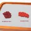 Cinnabar Púrpura Arena Dorada Arena Roja 3mm Cuentas Sueltas Venta al por Mayor Alto Contenido Arena Púrpura Dorada Arena Roja 3mm Cuentas Redondas