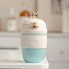 Botella de Agua Deportiva Vaso Portátil Vaso de Agua Simple Para Salir Vaso Práctico de Cerámica Vaso Portátil con Popote Alto Aspecto Verano para Mujer