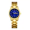 Reloj de Pulsera para Hombre y Mujer Totalmente Automático No Mecánico Resistente al Agua Correa de Acero Calendario Dual Electrónico de Cuarzo Reloj de Moda Venta al por Mayor Comercio Exterior