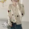 Cardigan Jaqueta de Tricô Fino Feminino Primavera 2026 Novo Estilo Roupa de Fora de Tricô Muito Estilosa