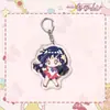 Llavero de Acrílico de Sailor Moon Tsukino Usagi de Dibujos Animados Lindo Colgante Creativo Accesorio de Llavero
