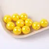 Cuentas Redondas Acrílicas Redondas de 8-16 mm Cuentas Sueltas Cuentas Chapadas Color Macarrón Cadena de Teléfono Móvil DIY Pulsera Joyería Accesorios para Ensartar