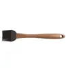 Espátula de Silicona para Hornear Herramientas de Cocina Pastel Postre Crema Espátula Mango de Madera Espátula Grande para Mantequilla Hogar