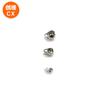 Hebilla de frijol universal de pie largo acero inoxidable 304 accesorios de joyería hebilla de frijol de pie corto liso fabricantes venta al por mayor