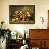 Pintura Decorativa Floral para Sala de Estar y Entrada, Arte de Pared de Óleo de Alta Gama, Marco de Fotos con Atmósfera "Flor de Shunfeng", Venta al por Mayor Moderna