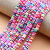 Materiales Hechos a Mano DIY Cuentas Sueltas de 6 mm Hilo Completo Color Mixto Suave con Cuentas de Cerámica Accesorios para Joyería Hilo para Pulsera Collar Cuentas Espaciadoras