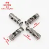 Ventas Directas de Fábrica 18 Modelos de Hebilla de Resorte Metálica de Doble Agujero Hebilla de Cordón Cilíndrica Ks30413 # Hebilla de Ajuste de Aleación de Zinc