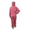 Casaco de Trabalho Longo com Capuz, Roupa de Trabalho Sem Poeira, Roupa Espessa à Prova de Poeira para Fábrica de Eletrônicos, Roupa de Proteção para Homens e Mulheres em Fábrica de Alimentos