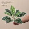 Hojas artificiales de Monstera y Alocasia para paisajismo de jardines, arreglos de plantas verdes para hoteles, centros comerciales y decoración del hogar, plantas en maceta