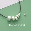 Cuentas de Rueda de Plata de Ley S925, Cuentas Redondas, Cuentas de Burbuja de Ábaco, Accesorios para Joyería, Cuentas Hechas a Mano para DIY, Cuentas Espaciadoras, Pulseras