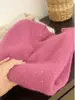 Suéter de Punto Único/Estilo Relajado, Tejido Suelto y Suave de Cuello Redondo para Ropa de Abrigo de Otoño e Invierno