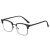 Novos Óculos de Armação Quadrada da Moda para Homens, Óculos Sem Grau Anti-Luz Azul, Podem Ser Personalizados com Lentes de Grau, Modelo 9536