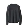Suéter de punto liso para mujer, cuello alto, color liso, holgado, casual, otoño e invierno, nuevo, 100% cachemir