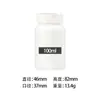 Contenedores de plástico blanco divididos, varias formas, tapas de rosca, admite personalización OEM, adquisición de extremo B, pedidos personalizados a granel