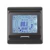 Termostato de Calefacción Programable Semanal con Pantalla Táctil Negro Mate para Calefacción por Suelo Eléctrico, Termostato de Doble Temperatura y Doble Control de 16A para Calefacción Eléctrica