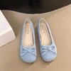 Sapatilhas de ballet femininas tamanho 43, com sola macia, estilo retrô francês, para usar à noite, cor prata suave, adequadas para primavera e outono