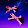 Pinza para el pelo de lujo nicho estilo francés hecha a mano con lazo de pedrería Pinza para el pelo de princesa Pinza para flequillo Pinza lateral Estilo ballet