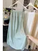 Como uma Fada e Elegante~ Saia de Gaze Fluida para Mulheres com Temperamento Suave, Saia Longa com Efeito Drapeado, Saia Patchwork Estilosa