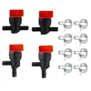 Válvula de Interruptor de Carburador 180 grados 90 grados Válvula de Interruptor de Acelerador de Cortacésped Válvula de Parada Briggs & Stratton