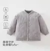 Roupa Acolchoada para Recém-Nascido 160g Classe A Sem Ossos Jaqueta Acolchoada de Outono/Inverno para Bebê Top Quente com Bordado de Coelho para Bebê