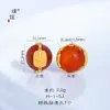 Pulsera de Cuentas de Ámbar Espaciadoras y Cuentas Cilíndricas de Lapislázuli y Madera de Agar Natural, Accesorios DIY para Conservar el Color con Arena Dorada Antigua