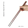 Hashis de madeira maciça, feitos de madeira de asa de galinha crua, estilo japonês, hashis naturais, adequados para uso adulto, utensílios de cozinha, sem pintura e sem cera.