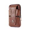 Bolsa de Cuero Genuino Estilo Nuevo para Teléfono Móvil para Hombres, Riñonera para Llevar en el Cinturón, Funda Multifuncional para Teléfono Móvil, Riñonera para Teléfono con Cinturón, Bolso Cruzado