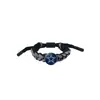 Pulseira Naruto Sharingan Unissex Trançada Acessórios Periféricos de Anime Estilo Casal Pingente Substituível