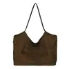 Nova Bolsa de Ombro Lona Estilo Vintage Preguiçoso 2026, Bolsa Transversal de Ombro Estampa de Leopardo de Grande Capacidade para Outono e Inverno, Adequada para Escola e Deslocamento