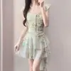 2026 Nuevo Vestido Floral de Una Pieza Estilo Conservador Cubre el Vientre, Adelgazante, Sexy Estilo Coreano Ins Traje de Baño para Vacaciones en Aguas Termales