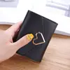 Carteira para Mulheres, Porta-Moedas Portátil de Luxo para Estudantes do Ensino Médio, Porta-Cartões Mini Doce e Versátil para Meninas, Estilo Urbano Simples