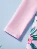 Nuevo Traje de Baño Enterizo 2025 para Niños, Niña Bebé Transfronterizo de Verano, Traje de Baño para Niñas con Protección Solar de Manga Larga, En Stock