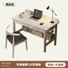 Mesa Estreita de Madeira Maciça 40/50cm Mesa de Escrita para Estudante Pequeno Apartamento Mesa de Computador para Casa Mesa Simples para Estudo e Escritório