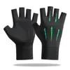 Guantes de Protección Solar para Hombre Verano Delgados con Dedos Expuestos Seda de Hielo Para Conducir Montar Fugas Dos Dedos Pesca Luya Para Llevar Medio Dedo Verano