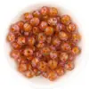 Cuentas de Ábaco Esmaltadas de Flores y Arena Cortadas Exquisitas Cuentas de Flor Interior Accesorios de Cuentas para Cadena Colgante de Pulsera Hecha a Mano DIY