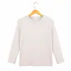 Nueva colección de otoño de la fábrica de ropa: Prenda base de manga larga a rayas de forro polar de doble cara engrosado, disponible para personalización OEM/ODM basada en los diseños proporcionados
