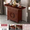 Mesa de Oferendas, Altar Budista, Mesa de Incenso Doméstica, Armário de Buda, Santuário, Mesa de Entrada Estilo Chinês Novo, Armário do Deus da Riqueza Não de Madeira Maciça, Mesa de Oferendas, Mesa de Altar