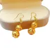 Vietnam oro arena galvanizado oro real elegante elegante elegante simple estilo occidental gancho para oreja de calabaza hembra en vivo comercio electrónico fábrica venta al por mayor