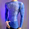 Lobe Ropa Interior Sexy de una Pieza Atuendo de Malla Pura Tentación Sexy Tentación Sexi Malla Abierta en la Entrepierna Medias Uniforme Conjunto de una Pieza Tallas Grandes para Hombre