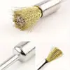 Fio de Cobre Estendido Lã de Aço Crina de Cavalo Nylon Cerdas de Porco Escova Pequena para Polimento e Lixamento Artesanato e Mini Escovas para Artesanato